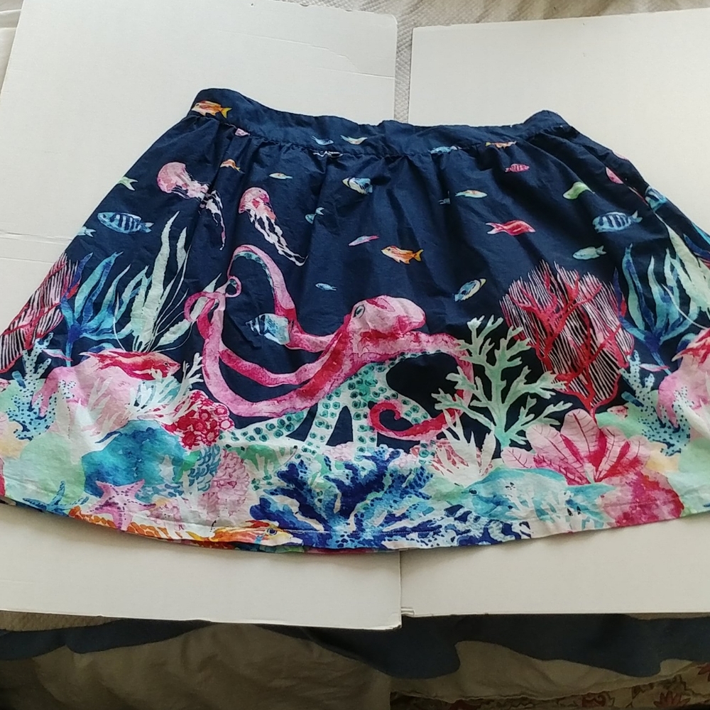 Modcloth Tropical Creature Full Skirt